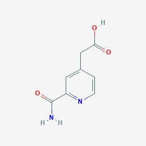2-(2-Carbamoylpyridin-4-yl)acetic acid