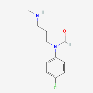 molecular formula C11H15ClN2O B14232612 N-(4-Chlorophenyl)-N-[3-(methylamino)propyl]formamide CAS No. 821779-97-9