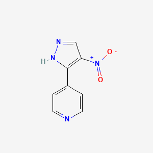 4-(4-nitro-1H-pyrazol-3-yl)pyridine