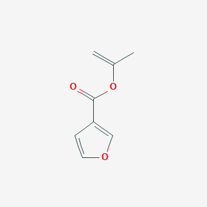 molecular formula C8H8O3 B14232683 Prop-1-en-2-yl furan-3-carboxylate CAS No. 743420-67-9