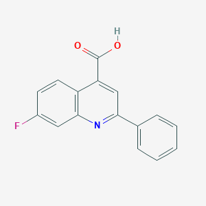 7-Fluoro-2-phenylquinoline-4-carboxylic acid