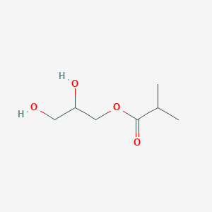 molecular formula C7H14O4 B14232721 2,3-Dihydroxypropyl 2-methylpropanoate CAS No. 823192-38-7