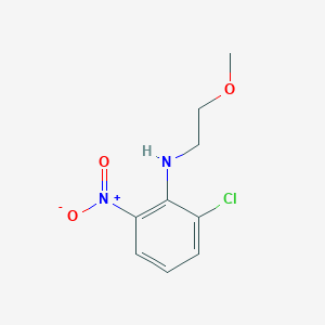 2-chloro-N-(2-methoxyethyl)-6-nitroaniline