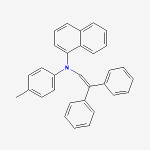 molecular formula C31H25N B14232774 N-(2,2-Diphenylethenyl)-N-(4-methylphenyl)naphthalen-1-amine CAS No. 693818-48-3