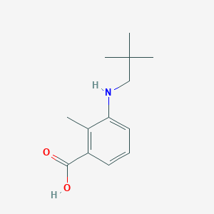 3-[(2,2-Dimethylpropyl)amino]-2-methylbenzoic acid