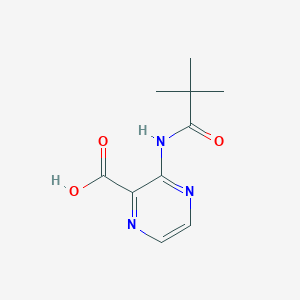 3-(2,2-Dimethylpropanamido)pyrazine-2-carboxylic acid