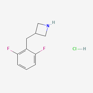 3-[(2,6-Difluorophenyl)methyl]azetidine hydrochloride