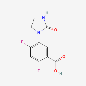 2,4-Difluoro-5-(2-oxoimidazolidin-1-yl)benzoic acid