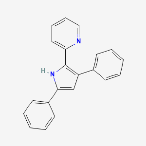 molecular formula C21H16N2 B14232919 2-(3,5-Diphenyl-1H-pyrrol-2-yl)pyridine CAS No. 402500-01-0