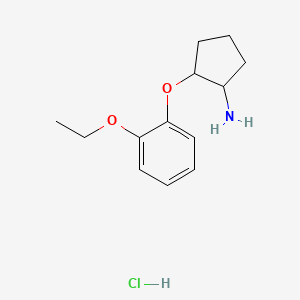 2-(2-Ethoxyphenoxy)cyclopentan-1-amine hydrochloride