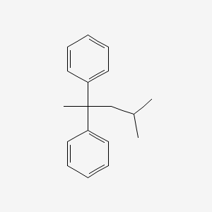 molecular formula C18H22 B14232920 1,1'-(4-Methylpentane-2,2-diyl)dibenzene CAS No. 824401-09-4