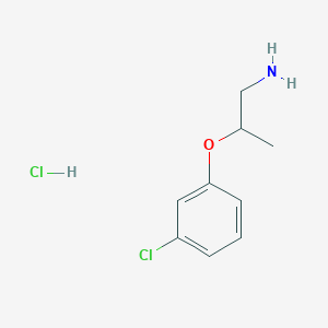1-[(1-Aminopropan-2-yl)oxy]-3-chlorobenzene hydrochloride
