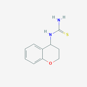 (3,4-dihydro-2H-1-benzopyran-4-yl)thiourea