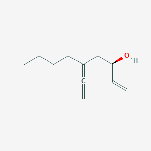 molecular formula C11H18O B14233007 (3R)-5-Ethenylidenenon-1-EN-3-OL CAS No. 821782-91-6