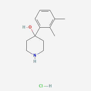 molecular formula C13H20ClNO B1423301 4-(2,3-Dimethylphenyl)piperidin-4-ol hydrochloride CAS No. 1354960-07-8