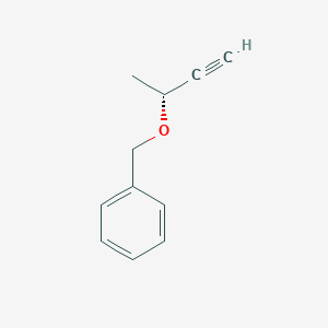molecular formula C11H12O B14233037 [(2R)-but-3-yn-2-yl]oxymethylbenzene CAS No. 477288-58-7