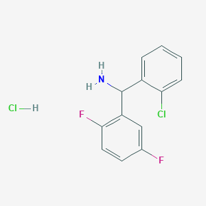 (2-Chlorophenyl)(2,5-difluorophenyl)methanamine hydrochloride