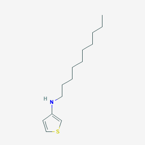 molecular formula C14H25NS B14233050 3-Thiophenamine, N-decyl- CAS No. 394203-38-4