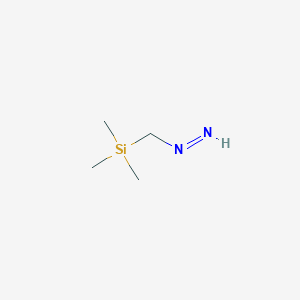 molecular formula C4H12N2Si B14233142 Diazene, [(trimethylsilyl)methyl]- CAS No. 502143-75-1