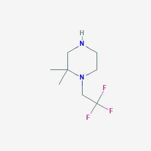 2,2-Dimethyl-1-(2,2,2-trifluoroethyl)piperazine