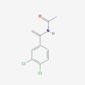 molecular formula C10H9Cl2NO B14233289 N-[1-(3,4-Dichlorophenyl)ethenyl]acetamide CAS No. 823790-70-1