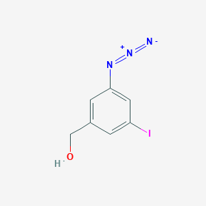 molecular formula C7H6IN3O B14233391 (3-Azido-5-iodophenyl)methanol CAS No. 528893-97-2