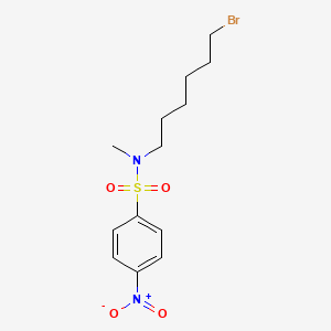 molecular formula C13H19BrN2O4S B14233464 N-(6-Bromohexyl)-N-methyl-4-nitrobenzene-1-sulfonamide CAS No. 823790-59-6