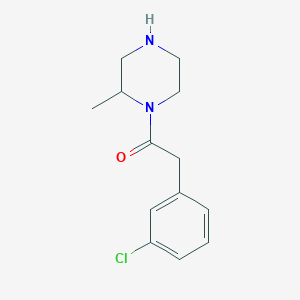 2-(3-Chlorophenyl)-1-(2-methylpiperazin-1-yl)ethan-1-one