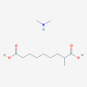 molecular formula C12H25NO4 B14233480 N-methylmethanamine;2-methylnonanedioic acid CAS No. 629597-59-7