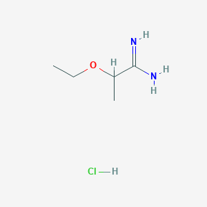 2-Ethoxypropanimidamide hydrochloride