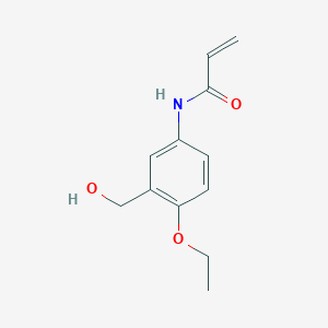 B1423358 N-[4-ethoxy-3-(hydroxymethyl)phenyl]prop-2-enamide CAS No. 1182975-44-5