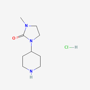 1-Methyl-3-(piperidin-4-yl)imidazolidin-2-one hydrochloride