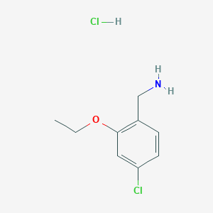 (4-Chloro-2-ethoxyphenyl)methanamine hydrochloride