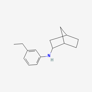 molecular formula C15H21N B1423370 N-(3-ethylphenyl)bicyclo[2.2.1]heptan-2-amine CAS No. 1356677-43-4