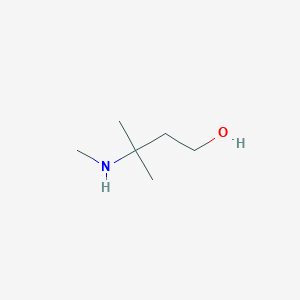 molecular formula C6H15NO B1423371 3-Methyl-3-(methylamino)butan-1-ol CAS No. 17945-49-2