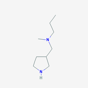 molecular formula C9H20N2 B1423377 Methyl(propyl)(pyrrolidin-3-ylmethyl)amine CAS No. 1344010-70-3