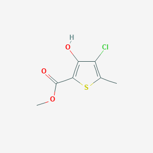 Methyl 3-hydroxy-4-chloro-5-methyl-2-thiophenecarboxylate