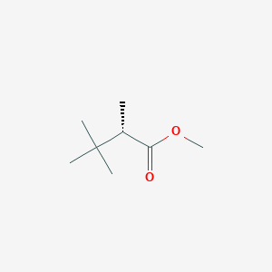 molecular formula C8H16O2 B14233889 Methyl (2S)-2,3,3-trimethylbutanoate CAS No. 630403-83-7