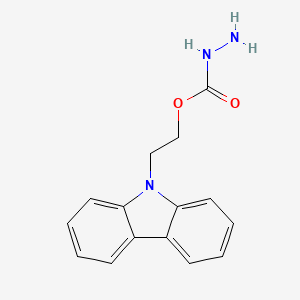 molecular formula C15H15N3O2 B14233929 2-(9H-Carbazol-9-yl)ethyl hydrazinecarboxylate CAS No. 819053-27-5