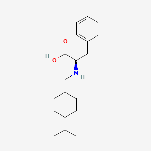 molecular formula C19H29NO2 B14233930 N-{[4-(Propan-2-yl)cyclohexyl]methyl}-D-phenylalanine CAS No. 491827-58-8