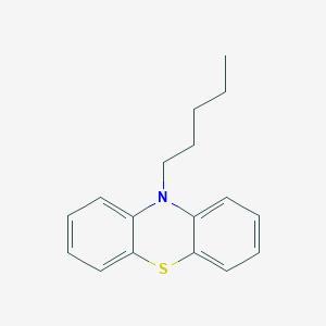 molecular formula C17H19NS B14233959 10-Pentyl-10H-phenothiazine CAS No. 405298-95-5