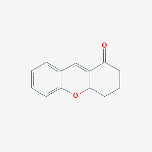 molecular formula C13H12O2 B14233987 1H-Xanthen-1-one, 2,3,4,4a-tetrahydro- CAS No. 544693-22-3