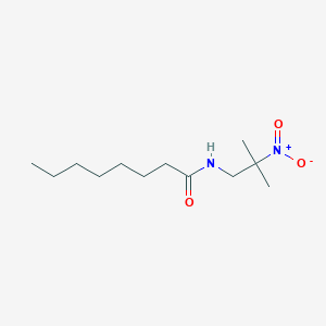 molecular formula C12H24N2O3 B14234014 N-(2-Methyl-2-nitropropyl)octanamide CAS No. 549505-79-5