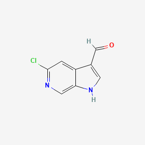 5-chloro-1H-pyrrolo[2,3-c]pyridine-3-carbaldehyde