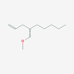 molecular formula C11H20O B14234045 4-(Methoxymethylidene)non-1-ene CAS No. 466671-88-5
