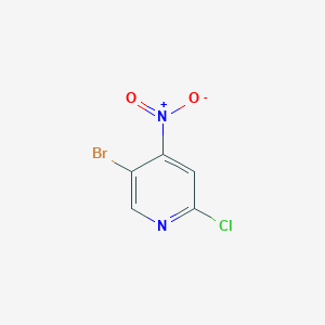 molecular formula C5H2BrClN2O2 B1423410 5-Bromo-2-chloro-4-nitropyridine CAS No. 1082041-27-7