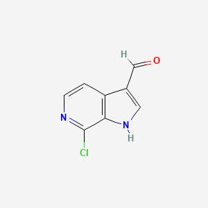 7-chloro-1H-pyrrolo[2,3-c]pyridine-3-carbaldehyde