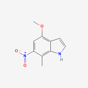 7-Methyl-4-methoxy-6-nitro 1H-indole