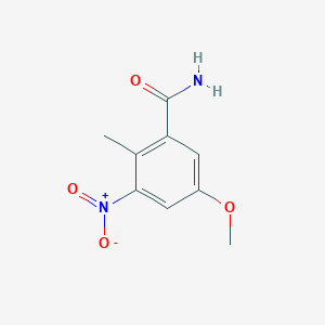 2-Methyl-5-methoxy-3-nitrobenzamide