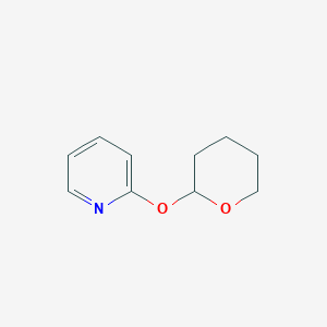 molecular formula C10H13NO2 B14234217 2-[(Oxan-2-yl)oxy]pyridine CAS No. 343856-25-7